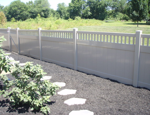 Vinyl Fence - South Camden Iron Works